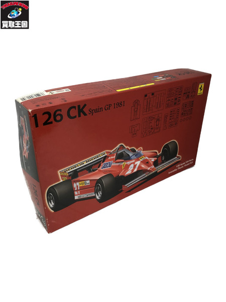 フジミ 1/20 フェラーリ126CK 1981 スペインGP