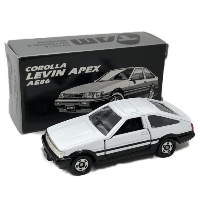 トミカ カローラ レビン APEX AE86 白 トヨタ博物館