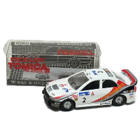 エクセレントトミカ '97 WRC T.マネキン車 三菱 カリスマGT MI-04 日本製